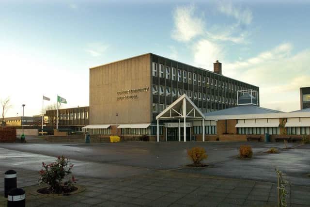 Under the plans Currie Community High School would be amalgamated with Wester Hailes Education Centre to form a new South West Edinburgh High School. Picture: TSPL