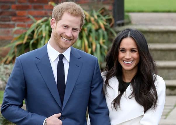Prince Harry and actress Meghan Markle announce their engagement. Picture: Getty