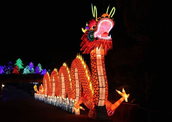Edinburgh Zoo is hosting the Giant Lanterns of China