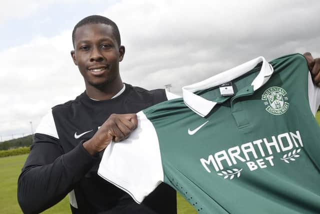 Hibs player Marvin Bartley.