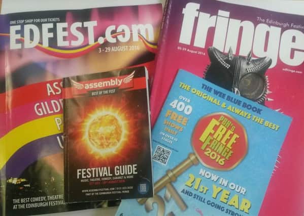 A Canadian artist has been accused of lifting images from Edinburgh Fringe Brochures. Picture: TSPL