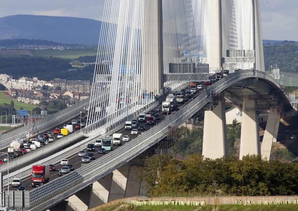 There will be traffic management in place on the Queensferry Crossing