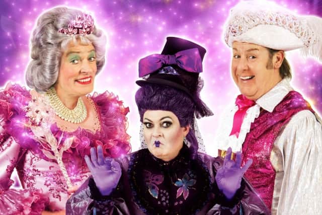 Allan Stewart, Grant Stott and Andy Gray star in Cinderella at the King's