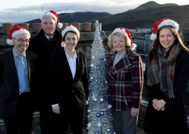 The launch of our Edinburgh Cheer Christmas campaign