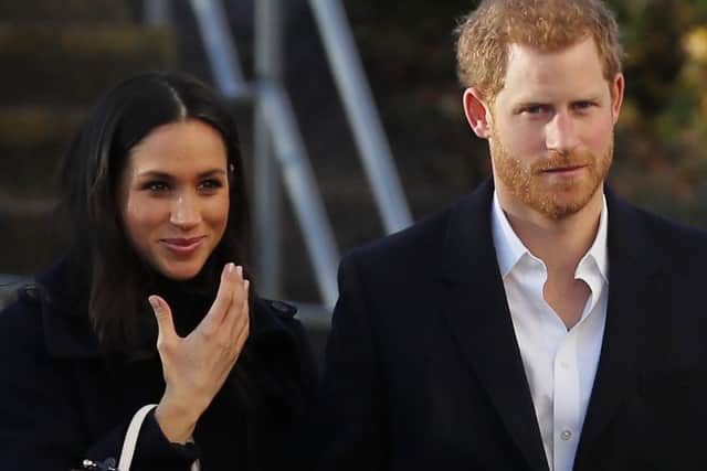 Prince Harry and his fiancee, US actress Meghan Markle sported the bag designed in Edinburgh.