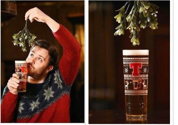 Tennent's has released Chrsitmas glassware