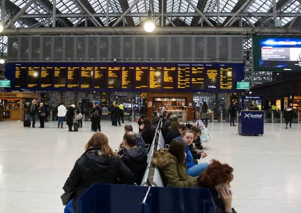 Services from Glasgow Central are among those affected