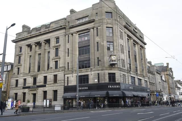 Frasers department store at the West End.  The building is up for sale and may be converted into a hotel. Picture: Greg Macvean.