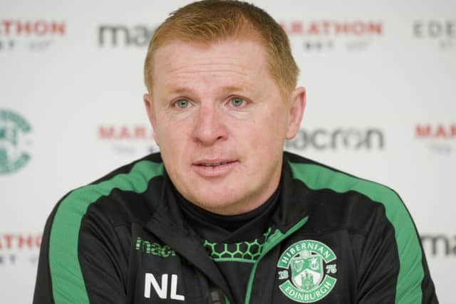 Neil Lennon sought to play down the rift between the two. Picture: SNS Group