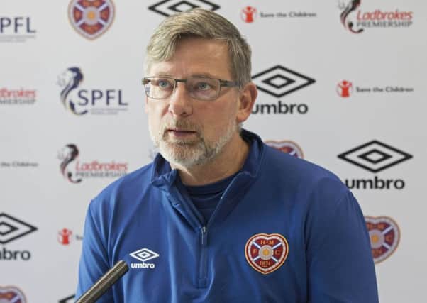 Craig Levein is determined to guide Hearts through their current troubles