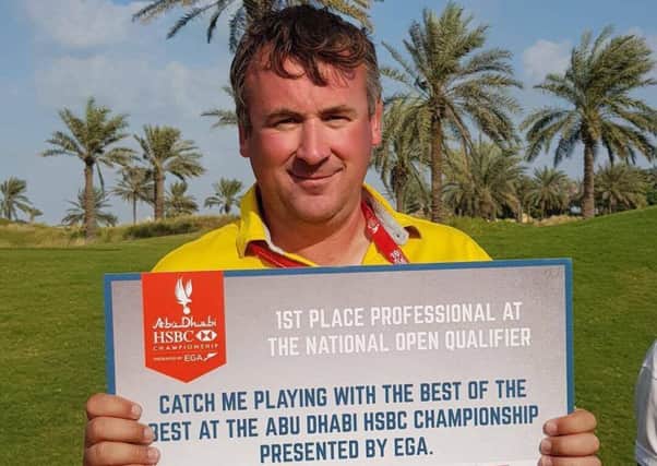 Tom Buchanan carded eight birdies to win the qualifier in Dubai