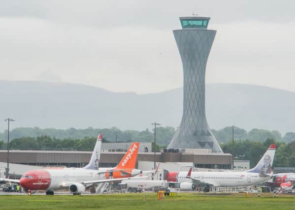 Edinburgh Airport has said its flights are now back on schedule. Picture: Ian Georgeson.