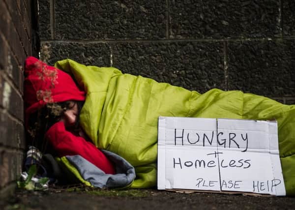 A different way of working is needed to tackle rough sleeping. Picture: John Devlin