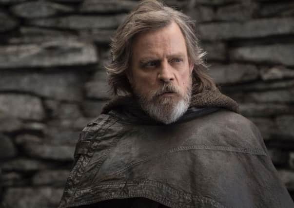 Mark Hamill as Luke Skywalker in Star Wars: The Last Jedi. Picture: PA