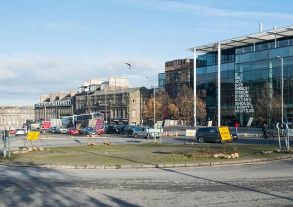 Picardy Place roundabout. Picture: Ian Georgeson
