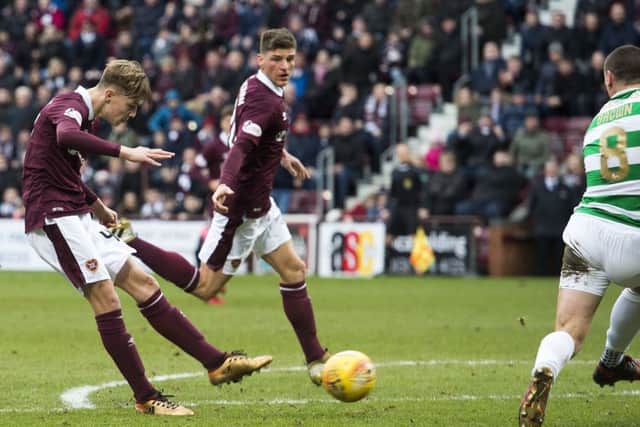 Harry Cochrane made the breakthrough for Hearts