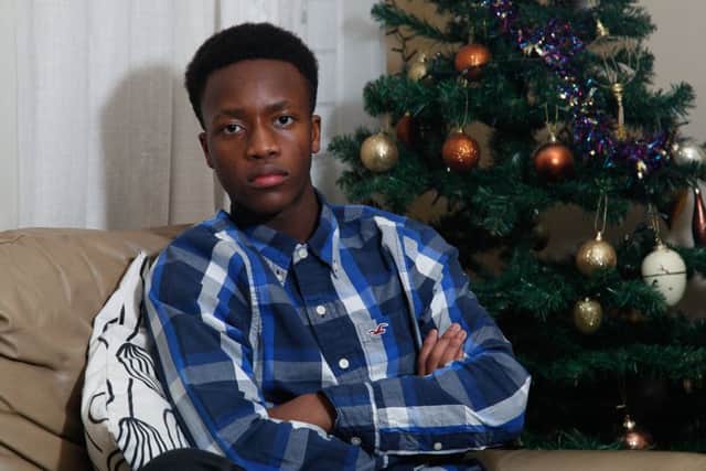 Daniel Popoola, 15, was refused on to the bus with his child dayticket. Picture: Contributed