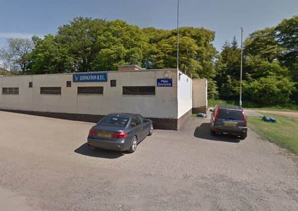 The theft took place at Livingston rugby club