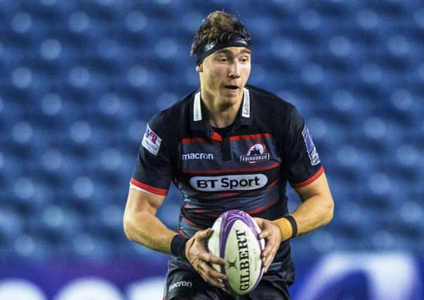 Jamie Ritchie in action for Edinburgh against Krasny Yar at Murrayfield. Picture: SNS Group