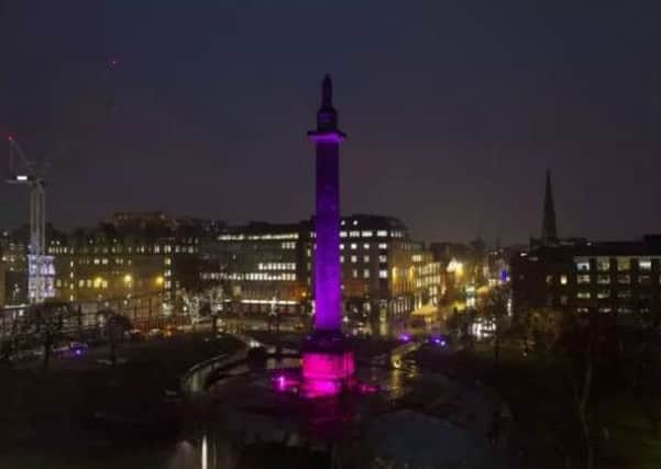 The 150ft Melville Monument at St Andrew Square. Picture; TSPL