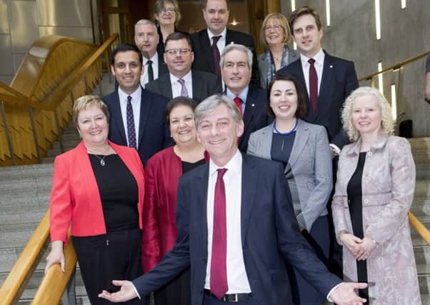 Scottish Labour Party leader Richard Leonard unveiled his Shadow Cabinet. Picture: SWNS