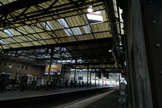 Platform at Waverley where works take place