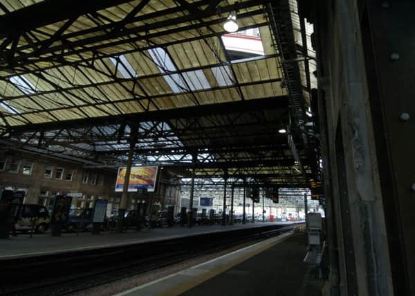 Platform at Waverley where works take place