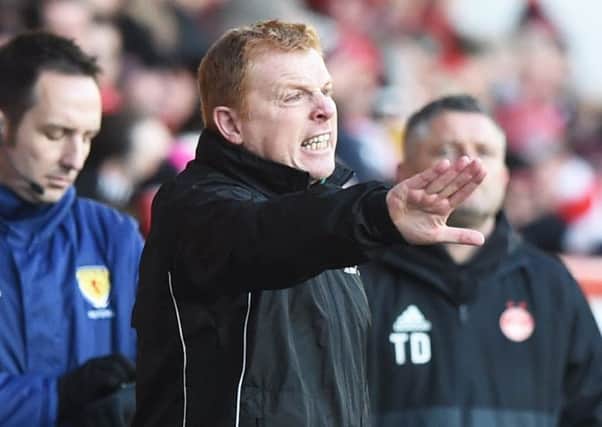 Neil Lennon saw Hibs team well beaten at Pittodrie last weekend