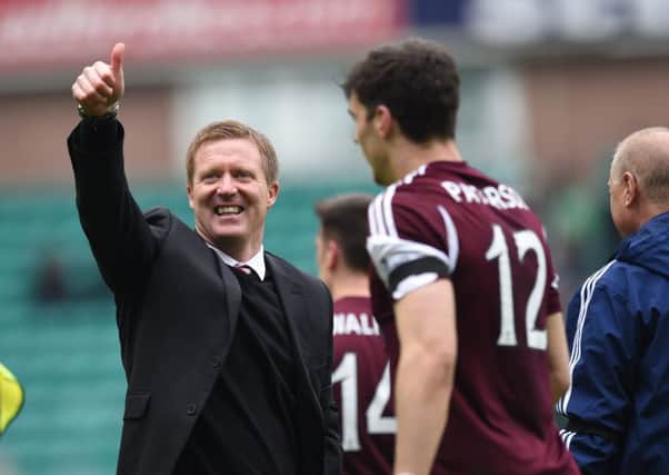 Gary Locke guided Hearts through administration during season 2013/14, winning four out of five Capital derbies that year