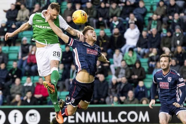 Anthony Stokes scores from a header to make it 1-1