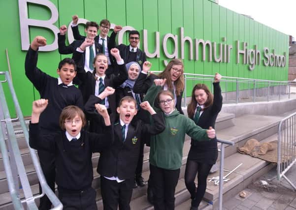 The new Boroughmuir High School is scheduled to open in February 2018. Picture: Jon Savage