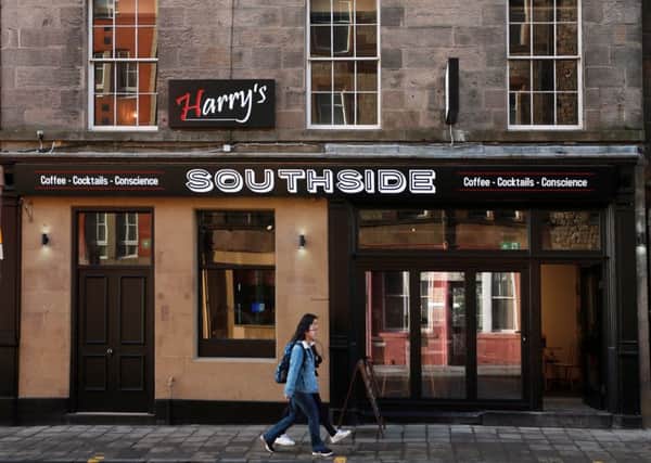 The new exterior of Harry's Southside on Buccleuch Street. Picture: Stewart Attwood