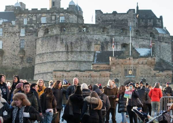 Visitor numbers have soared at Edinburgh Castle every year since 2012