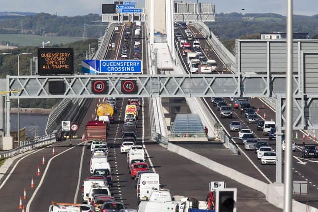 Queensferry Crossing has been plagued with significant delays on all approaches since opening in September. Picture: TSPL