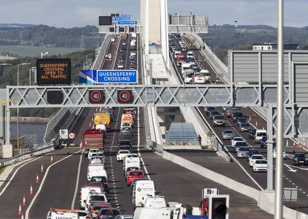 Queensferry Crossing has been plagued with significant delays on all approaches since opening in September. Picture: TSPL