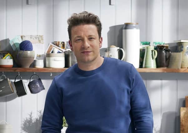 TV chef Jamie Oliver. His restaurant chain has gone into administration