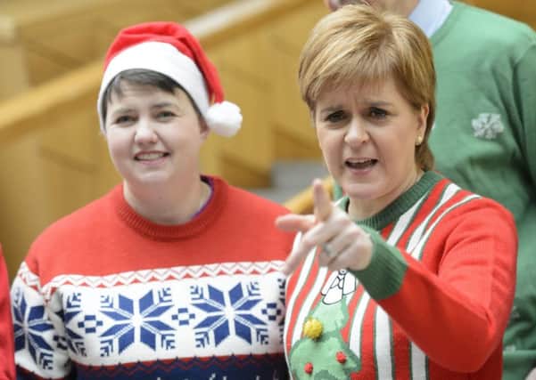 Scottish Conservative leader Ruth Davidson and First Minister Nicola Sturgeon. Picture: PA