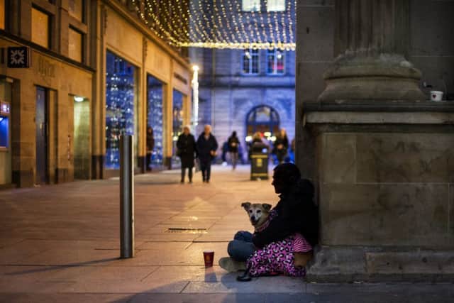 The Scottish Government are looking to end the problem of rough sleeping. Picture: John Devlin