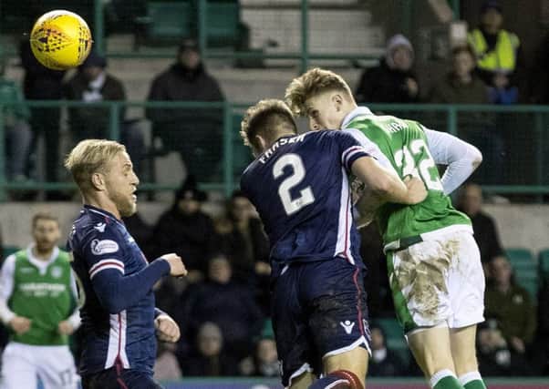 Oli Shaw has been in fine form for Hibs and has given Neil Lennon a selection dilemma for the derby