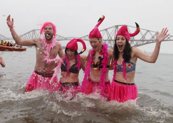 The Loony Dook has become an integral part of the Hogmanay celebrations. Picture: SWNS