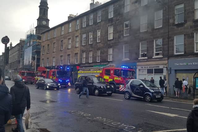 Four fire appliances were at the scene. Picture: Lori McKeating