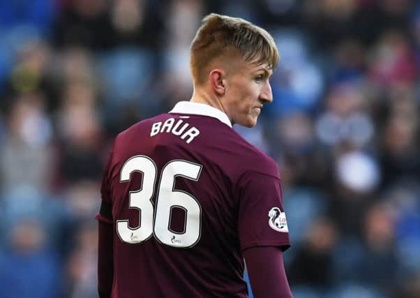 Daniel Baur is confident of getting more chances to shine at Hearts