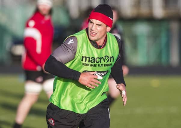 John Hardie is back training with Edinburgh Rugby. Pic: SNS