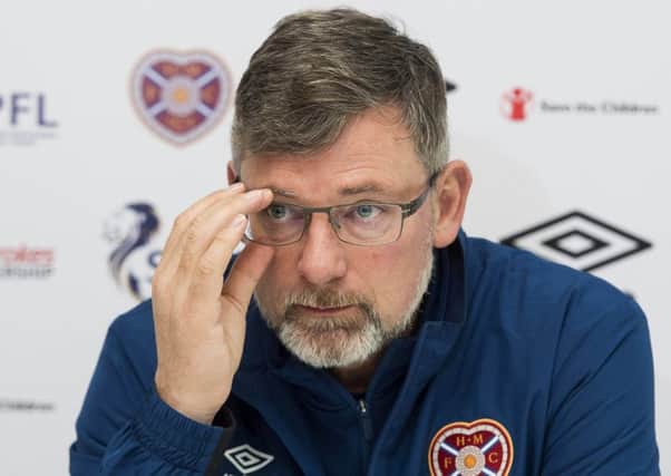 Hearts manager Craig Levein is working on getting his squad balance just right