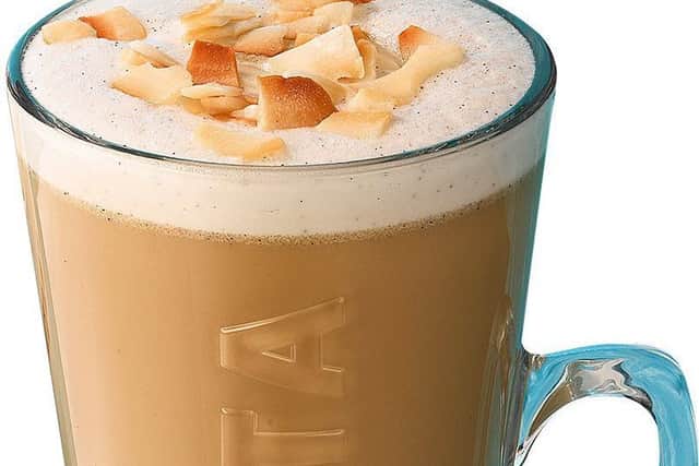 The new Coconut and Vanilla Late. Picture: Costa