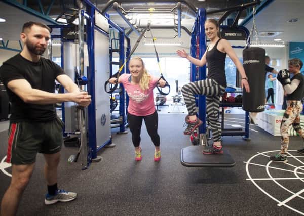 Edinburgh Leisure staff are on hand to help you stick to your New Year's resolution to get off the couch and get fitter. Picture: Jane Barlow