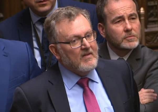 Scottish Secretary David Mundell during Prime Minister's Questions in the House of Commons
