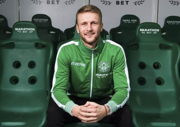 Scott Bain is glad to have joined Hibs on loan from Dundee. Pic: SNS