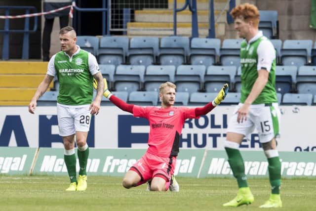 Bain put on a man-of-the-match display for Dundee against Hibs earlier in the season. Pic: SNS