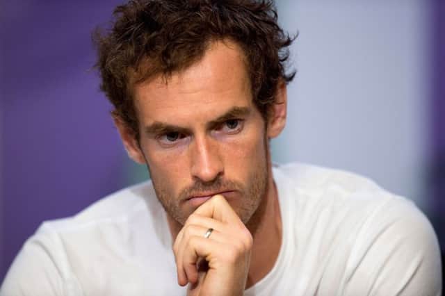 Andy Murray made the announcement on his Facebook page this afternoon. Picture: PA